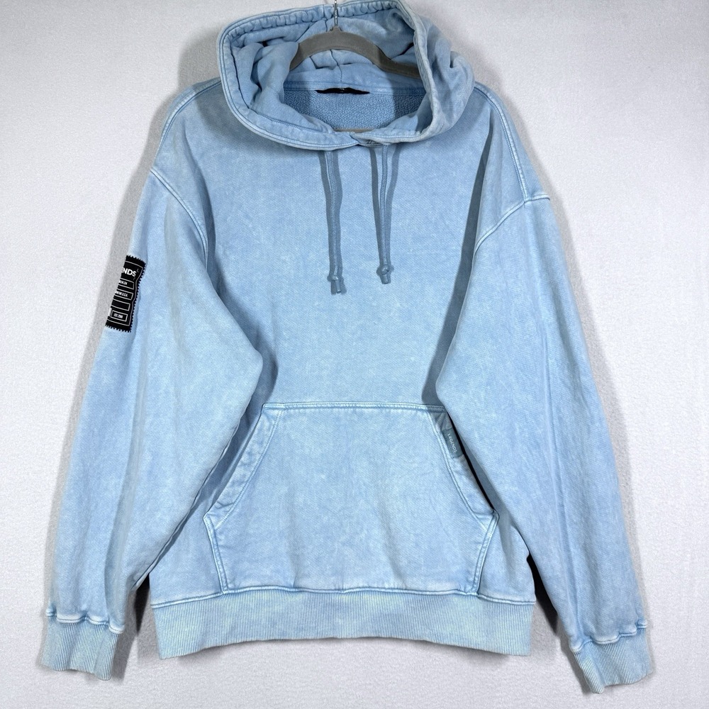 Legends Hoodie Mens Medium Fairfax Mineral Wash Pullover Athleisure Streetwear